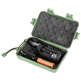 HACER LED Scalba Camping Flashlight Torch Waterproof Safety Light for Outdoor Hiking, Riding
