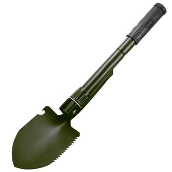 Hacer Folding Survival Camping Shovel Tactical Entrenching Tool for Camping Hiking Digging Sawing, Gardening (1 Pc, Olive Green)