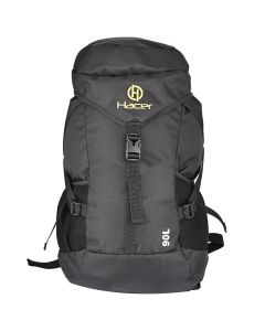 HACER Backpack Unisex Travel Daypack Large Capacity Rucksack for Camping Trekking Hiking Travelling Luggage Tourist - (Black, 90L)