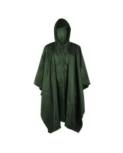 HACER Hooded Raincoat Hooded Universal Outdoor Water Resistant Portable Rainwear Suit for Men Women Boys & Girls (Green)