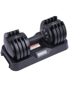 Hacer 25 KG Dumbbells Iron Set 5-in-1 Adjustable Free Weight with Non-Slip Handle Gym Kit for Full Body Training Exercise Fitness