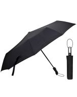 HACER 3 Fold Umbrella for Rain UV Coated Automatic with Auto Open and Close Big Size Windproof Rainy and Summer Season for Men Women Kids Girls Boys (Black)