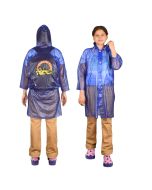 HACER Ferrari Raincoat for Kids  (Blue, Size-27)